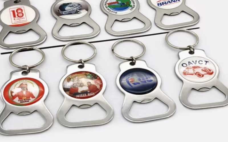 Acrylic Bottle Opener Keyring