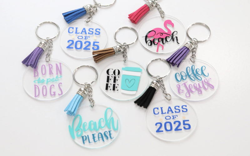 Custom Acrylic Keychains for Businesses